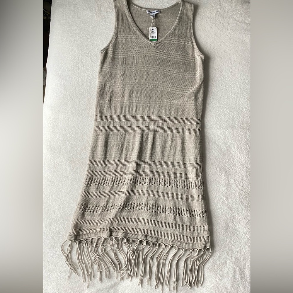 Tommy Bahama Cedar Pointelle Linen Dress | sz Large | New with Tags - Picture 9 of 15